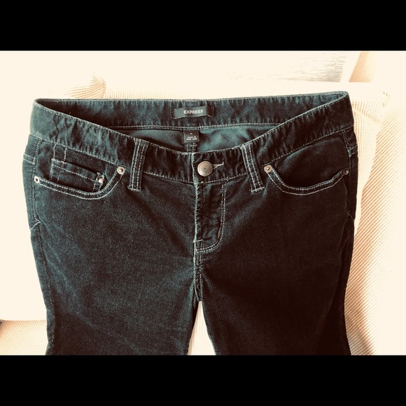 Vintage❣️ Express Black Corduroy Pants - Picture 6 of 9